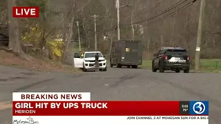 VIDEO: Girl hit by UPS delivery driver in Meriden
