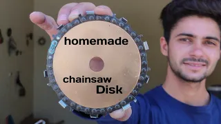 how to make chainsaw disc, angle grinder Chainsaw disc by mhx max
