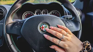 ASMR tapping in my boyfriends car!