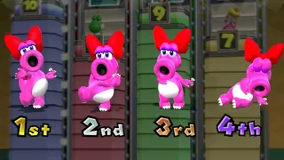 Mario Party 9 Minigames - Birdo vs Yoshi vs Mario vs Peach (Master CPU)