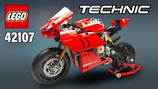 LEGO® Technic™ Ducati Panigale V4 R [42107](646 pcs) Building Instructions | Top Brick Builder