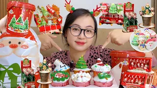 24H Mukbang Đồ Ăn Chủ Đề Noel | 🎄🧁🍭🍪🍬🎅| Mukbang Độc Lạ Cùng Tuyết Ruồi |