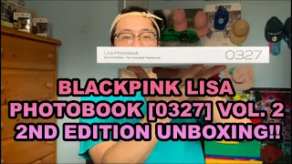 UNBOXING BLACKPINK LISA PHOTOBOOK [0327] VOL. 2 - 2ND EDITION + Ktown4u Photocards