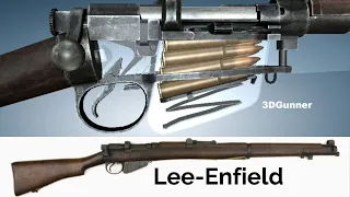 3D Animation: How a Lee-Enfield Rifle works