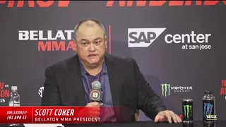 Scott Coker Reacts To No-Contest In Grand Prix Final, A.J. McKee Loss | Bellator 277 | MMA Fighting