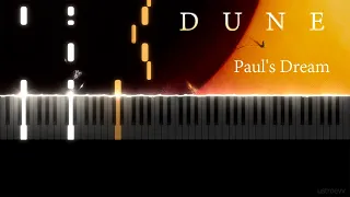 Dune Soundtrack - Hans Zimmer - Paul's Dream (piano cover by ustroevv)