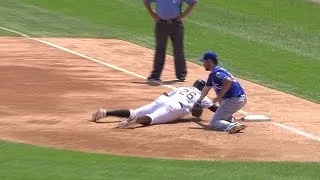 KC@CWS: Duffy picks off Garcia at first base