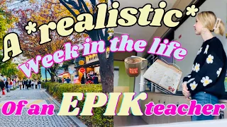A Week in the Life of an English Teacher in South Korea l 3 schools | EPIK ✏️📙