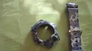 G Shock unboxing bezel and bands special custom from Tsip58. I love it!!!