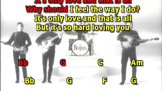 It’s Only Love Beatles no lead guitar mizo vocals only one western lyrics chords cover