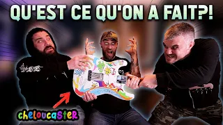 ON TRANSFORME UNE GUITARE NULLE À 60€ EN GUITARE ULTIME (le résultat est fou) feat Gaël et Romain