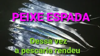 pescaria noturna de peixe espada  #fishing #peixeespada #pesca