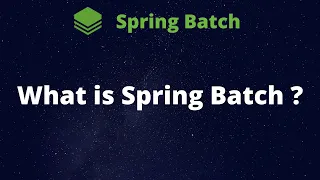 What is Spring Batch ?