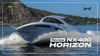 Todos os detalhes da lancha NX400ht Horizon | Tempo Boats