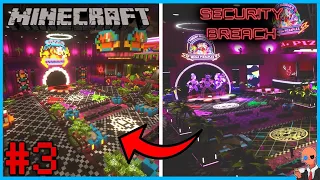 Minecraft Tour of The Atrium from Security Breach // Minecraft Pizzaplex Tour #3