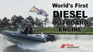 World's First Diesel Outboard Engine | Demonstration Video | OXE | D-Torque