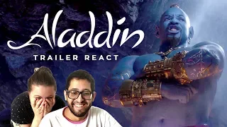 AGORA O GÊNIO TÁ MARAVILHOSO?!! 🧞 | Trailer React Aladdin