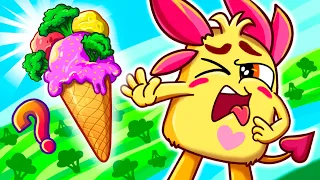 Do you like Ice Cream Broccoli Song 🍧🥦 Nursery Rhymes and Kids Songs by Fluffy Friends