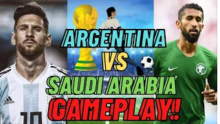 FIFA World Cup 2022|Argentina VS Saudi Arabia| Gameplay | A3 Creations