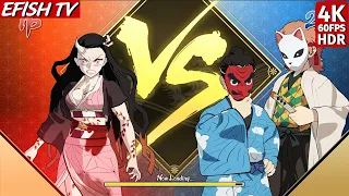 Demon Form Nezuko vs Young Sakonji (Hardest AI) - Demon Slayer - Kimetsu no Yaiba
