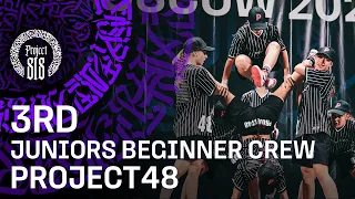 PROJECT48 ✪ 3RD PLACE ✪ JUNIORS BEGINNER CREW ✪ RDC22 Project818 Russian Dance Festival, Moscow 2022
