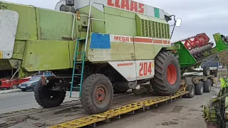 CLAAS MEGA 204 !!! АГОНЬ!! 1998г. ПРОДАЖА