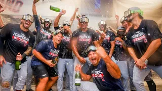 VIDEO | Cleveland Guardians celebrate American League Central Division championship
