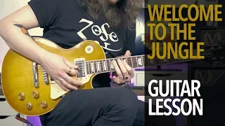 How To Play “Welcome To The Jungle” by Guns N' Roses (Full Electric Guitar Lesson)