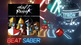 BEAT SABER | Harder, Better, Faster, Stronger - Daft Punk | Daft Punk Music Pack