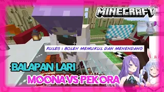 [ Hololive sub indo ] Moona dan Pekora balapan Lari