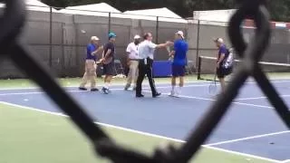 Bernard Tomic and Victor Troicki in Heated Exchange With Washington Police Officer