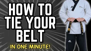 How to Tie a Taekwondo Belt