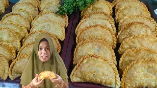 RESEP 50 BIJI PASTEL BASAH || BERHASIL‼️ Kulitnya bruntusan, gurih, kokoh dan renyah ‼️