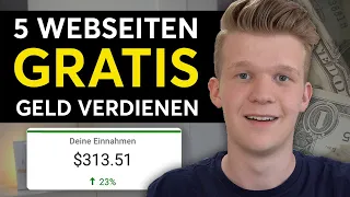 5 Webseiten, um kostenlos Online Geld zu verdienen… (Ohne Vorwissen)