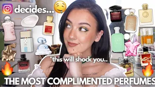 🤤😍THE TOP MOST COMPLIMENTED PERFUMES ACCORDING TO YOU...2024 EDITION!🤤😍