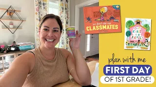 Plan with me! First day of school in first grade planning