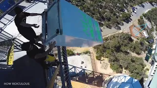 WE DROPPED A FRIDGE OFF A 45m TOWER!! (No Chatter)