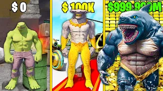 FRANKLIN Upgrading POOR SHARK HULK To RICH SHARK HULK In GTA 5!