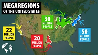 The Top 4 MEGAREGIONS Of The United States: How These Regions Dominate The Country