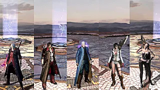 Devil May Cry 4 Special Edition: Nero Vs Dante Vs Vergil Vs Lady Vs Trish | Comparison