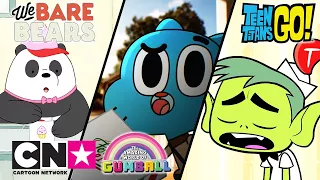 Haideți tineri titani! + Gumball + Aventurile fraților urși | Angajarea | Cartoon Network