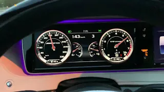 Mercedes-Benz S63 AMG 4MATIC  2016 W222 Acceleration 0-300 Km/h