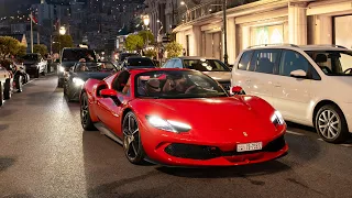 Ferrari 296 GTB in Monaco - Revs and Accelerations!