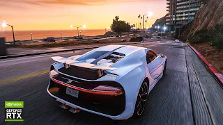 GTA 5 Ultra Realistic Graphics! 4k Maxed Settings Gameplay on RTX™ 3090 - Ray-Tracing GI [PC MODS]