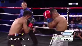 ASTON PALICTE vs JOSE RODRIQUEZ - Aston tinumba ang kalaban via TKO