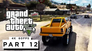 GRAND THEFT AUTO 5 Walkthrough Gameplay Part 12 - (PC 4K 60FPS) RTX 3090 MAX SETTINGS