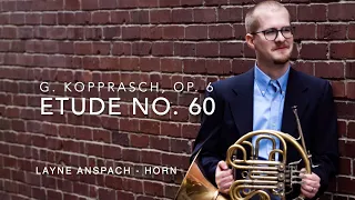 G. Kopprasch: Etude No. 60, Etudes for Low Horn, Op. 6