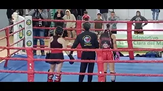 Cintia (T.S A) vs Brenda ( Legui) Low Kick hasta 60kg. 2 round