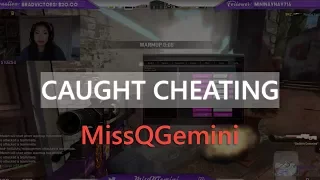 CS:GO Cheating Live On Stream | MissQGemini