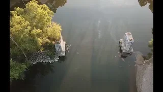 Abandoned DT&I Railroad Bridge From Above: Remnants of an Era